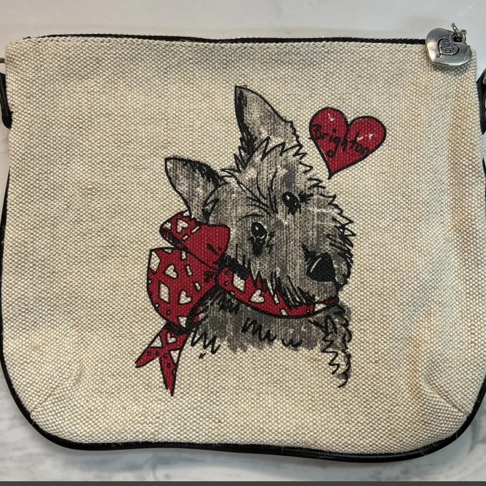 BRIGHTON Scottie Exercise Accessorize Pouch Canvas Bag - Picture 2 of 8
